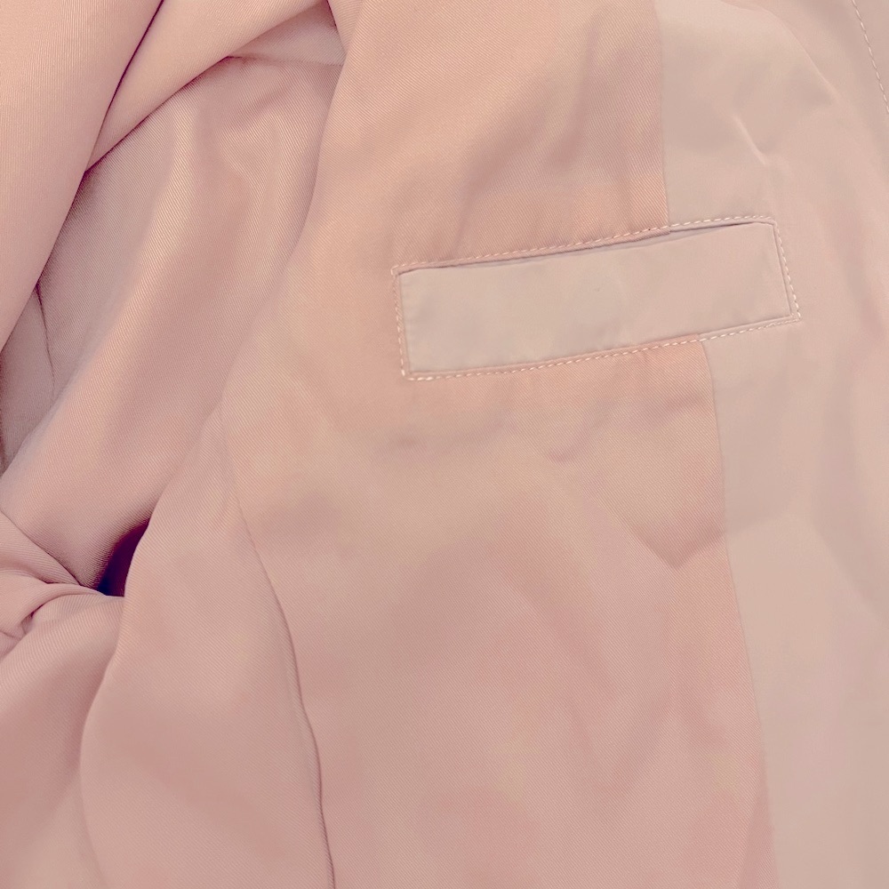 VINCE Womens Blush Pink Lightweight Bomber Jacket Small Petite - Picture 5 of 12